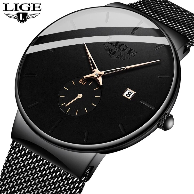 Luxury Watch Top 10 - LIGE Fashion Mens orologi Top Brand