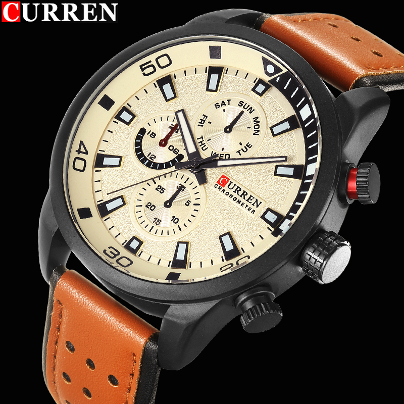 2017 CURREN Moda Orologio Da U - Luxury Watch Investment recensione e prezzo