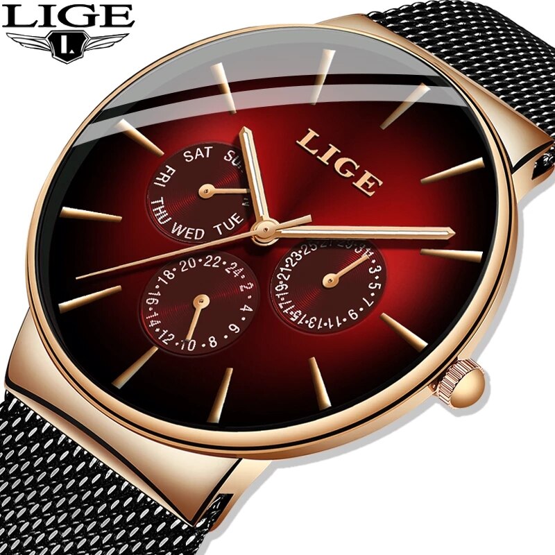 New LIGE Fashion Mens orologi  - Luxury Watch Top 10 recensione e prezzo