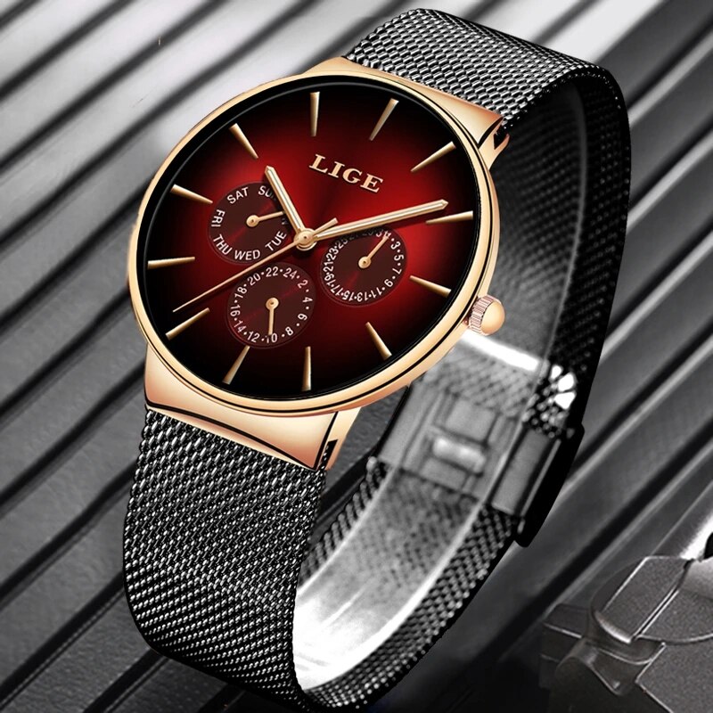 New LIGE Fashion Mens orologi  - Luxury Watch Top 10 recensione e prezzo
