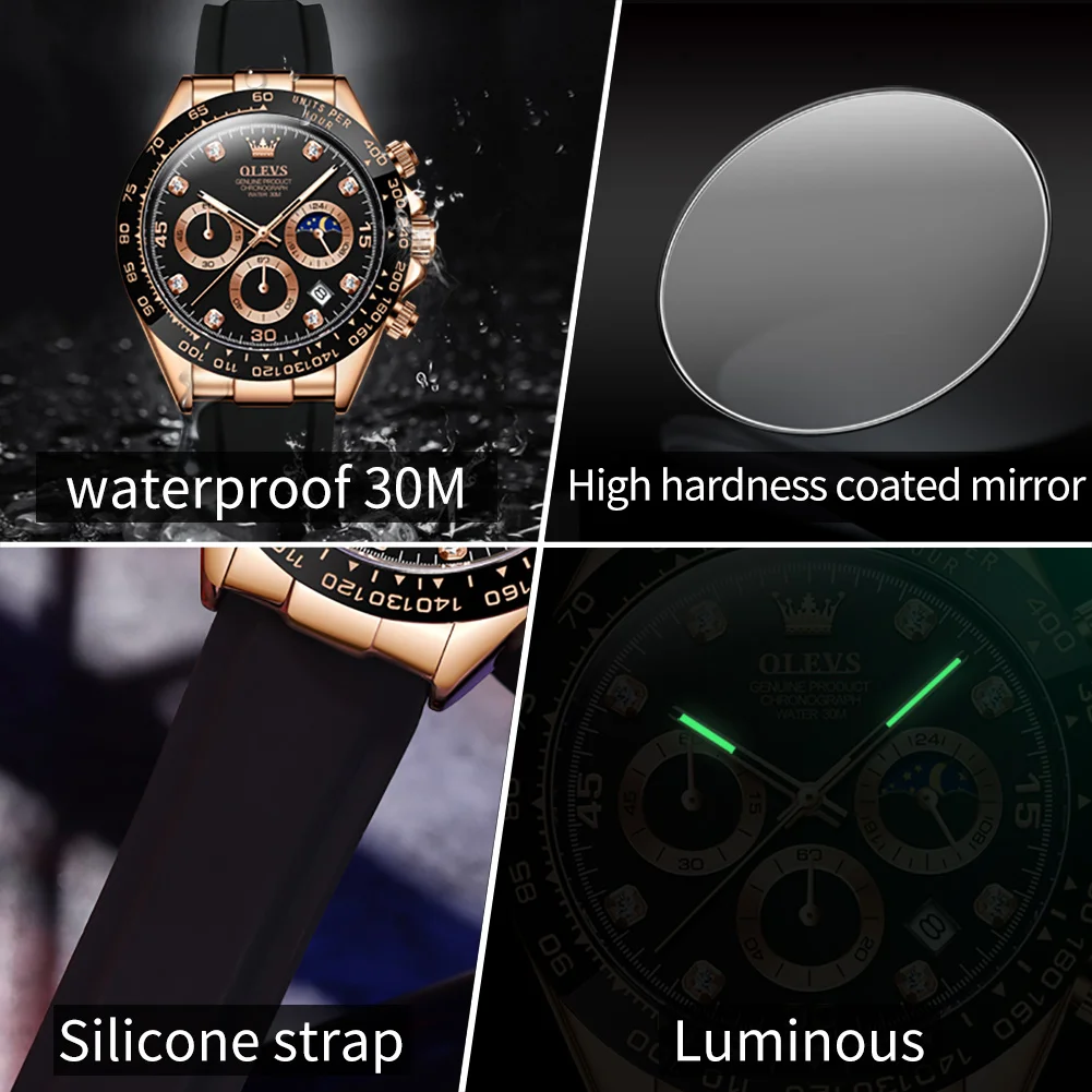 OLEVS 2875 Orologio da Uomo Cr - Luxury Watch Magazine recensione e prezzo
